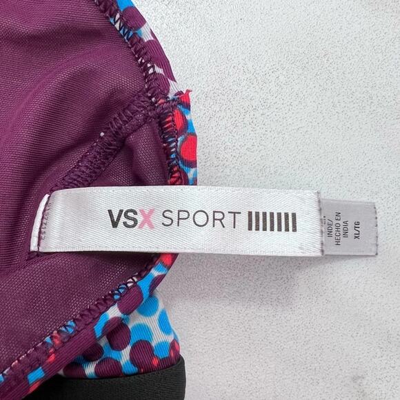 VSX Sport Victorias Secret Multicolored Patterned Sports Bra Size XL - Picture 4 of 5